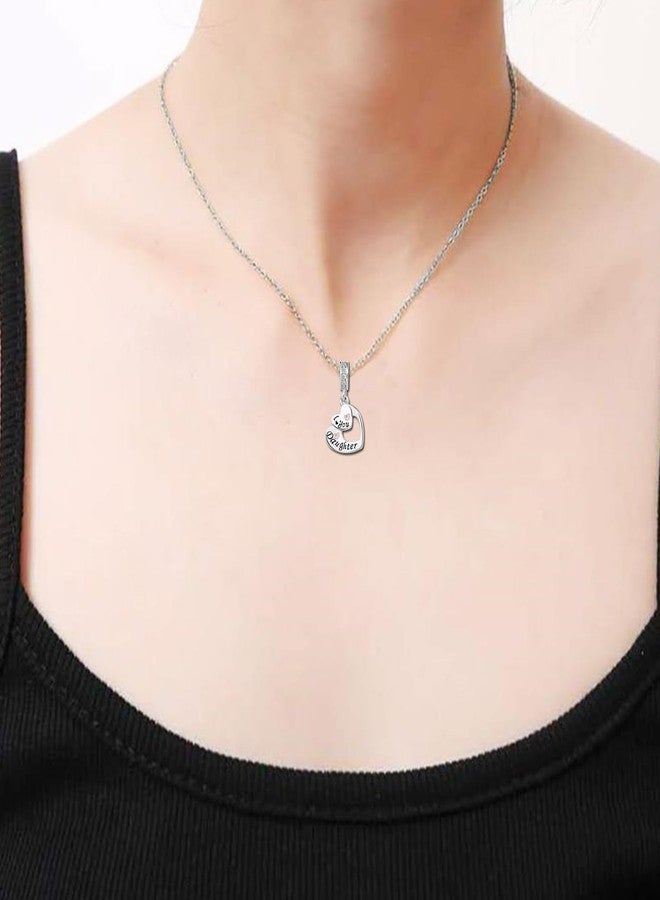 KunBead Daughter I Love You Heart Birthday Dangle Charms Compatible with Pandora Bracelet Necklace Gift from Mom Dad - Image 5