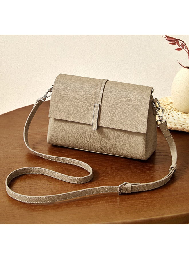 Red Dragonfly Women'S Bag New Style Top Layer Cowhide Crossbody Shoulder Bag, Perfect Gift For Girlfriend Or Wife'S Birthday, With Double Shoulder Straps - Image 2