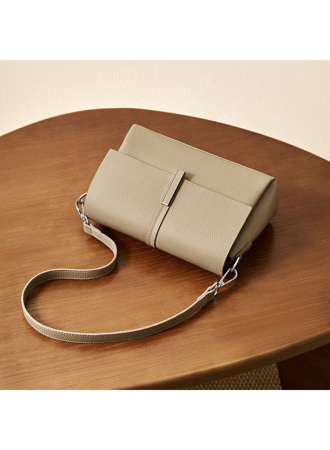 Red Dragonfly Women'S Bag New Style Top Layer Cowhide Crossbody Shoulder Bag, Perfect Gift For Girlfriend Or Wife'S Birthday, With Double Shoulder Straps - Image 3