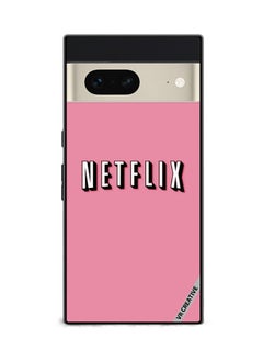 Protective Case Cover For Google Pixel 7 Netflix Design Multicolour