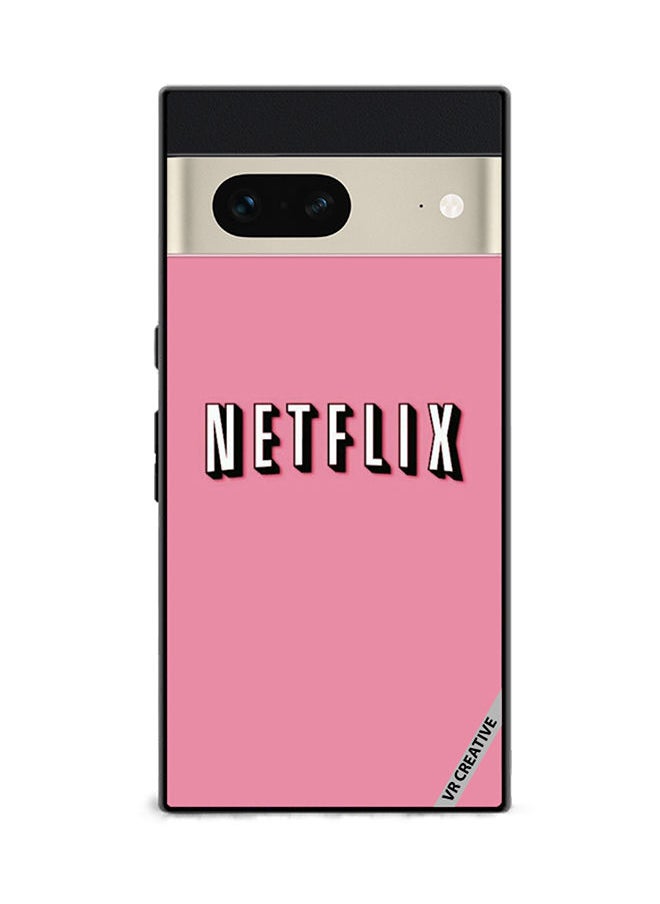 VR CREATIVE - Protective Case Cover For Google Pixel 7 Netflix Design Multicolour - Image 1