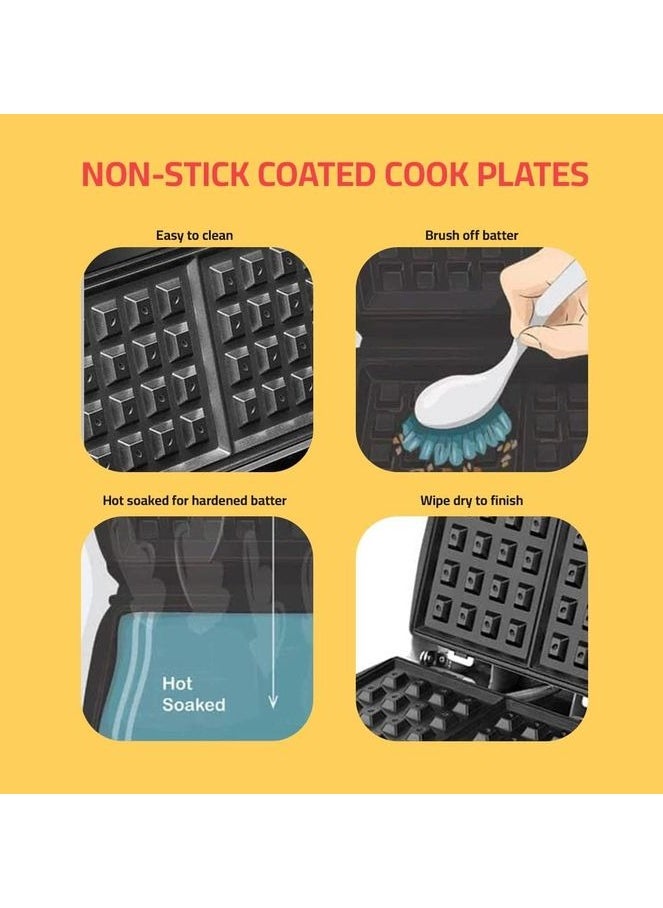 sokany SKBBQ137 Easy to clean multi-functional mini electric waffle maker with cool touch handle  - Image 2