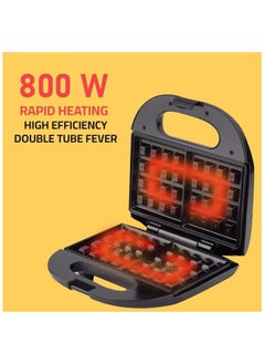 sokany SKBBQ137 Easy to clean multi-functional mini electric waffle maker with cool touch handle  - Image 3