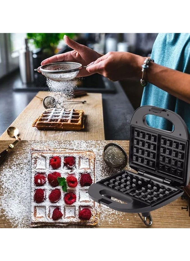 sokany SKBBQ137 Easy to clean multi-functional mini electric waffle maker with cool touch handle  - Image 4