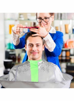 XiuWoo Hair Cutting Cape Umbrella Hairdressing Cloak Beard Shaving Waterproof Kit Haircut Accessories Salon Barber Cloth Perm Dyeing Clothing Gray  - Image 2