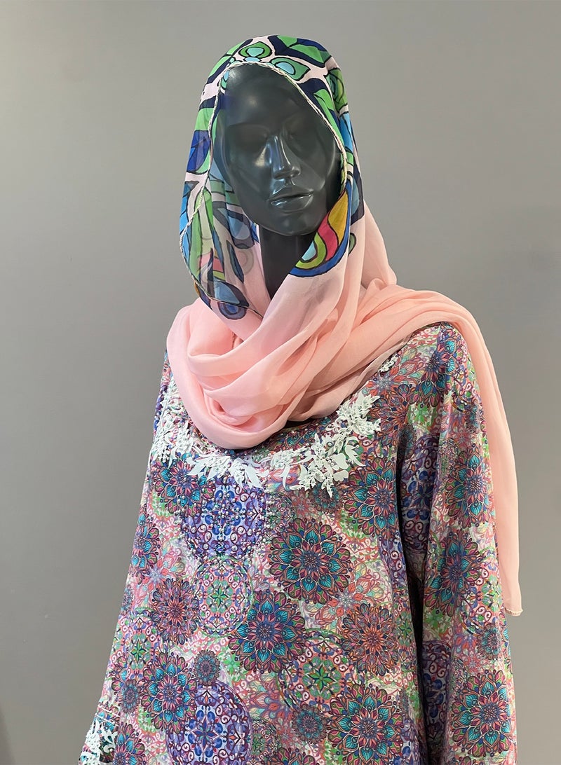 Sana'a Kayum Jalabiya Dress with Sheila Set - Image 4