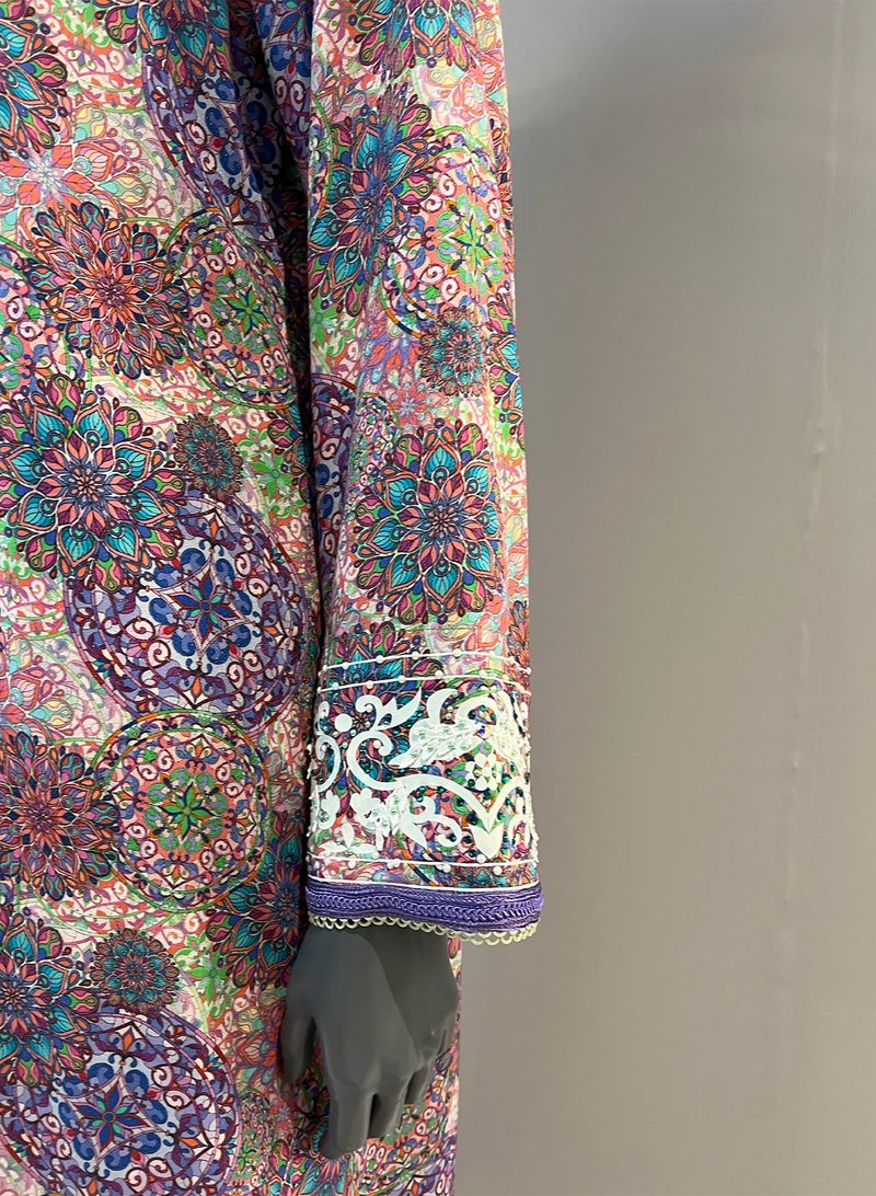 Sana'a Kayum Jalabiya Dress with Sheila Set - Image 2
