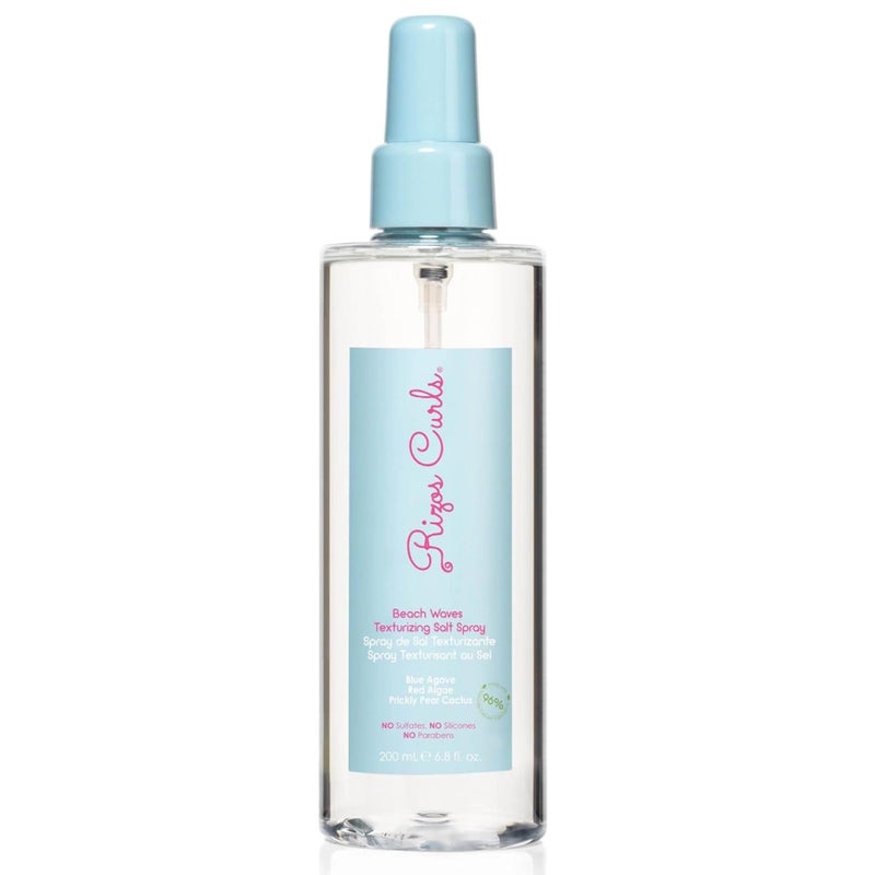 Rizos Curls Beach Waves Texturizing Salt Spray, Enhance Texture & Volume, Nourish and Enhance Definition with Blue Agave Extract, Red Algae & Prickly Pear Cactus, 6.8 oz - Image 1