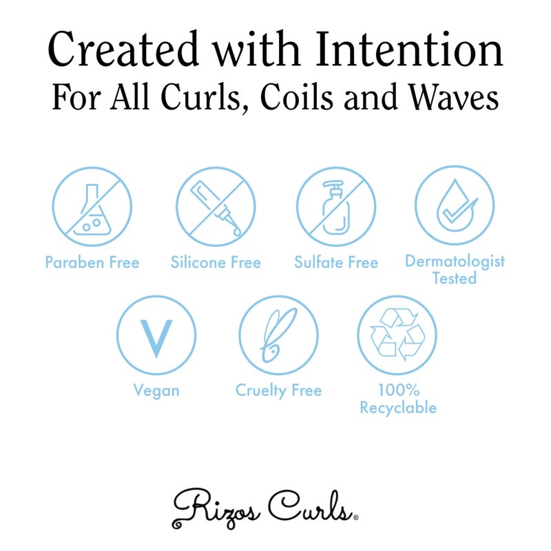 Rizos Curls Beach Waves Texturizing Salt Spray, Enhance Texture & Volume, Nourish and Enhance Definition with Blue Agave Extract, Red Algae & Prickly Pear Cactus, 6.8 oz - Image 5