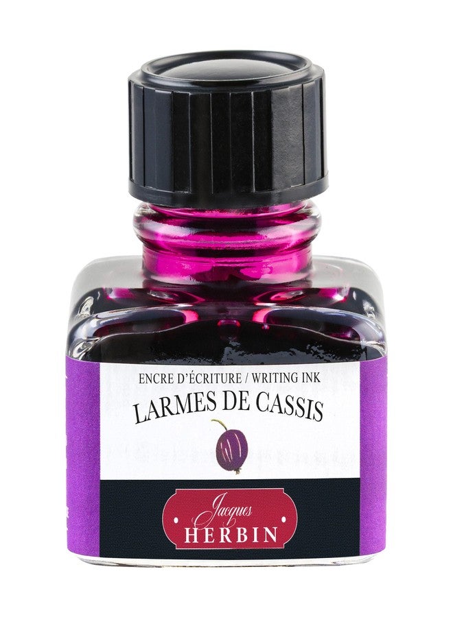 Jacques Herbin Herbin "D Ink Bottle (Larme de Cassis - 30ML) 13078T - Image 1