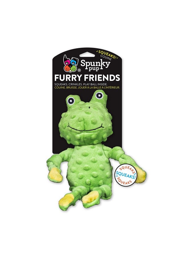Spunky pup 13” Frog Squeaker - Image 1
