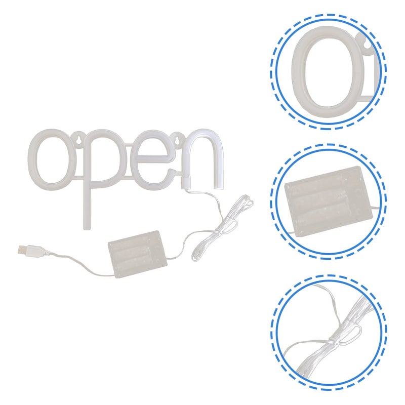 Open Sign Neon Open Sign Neon Light Open Neon Light for Restaurant - Image 1