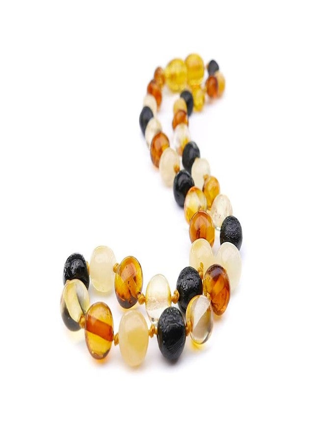 Amber-Touch Baltic Amber Necklace for Adult - Natural Amber from Baltic Region, Genuine Baltic Amber (17.7 inch, Multi) - Image 5