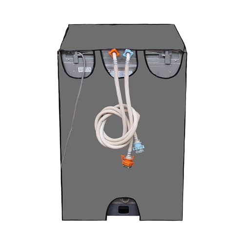 Wings Star Top Load Washing Machine Cover for LG 8 KG Fully-Automatic Top Loading T80SJSF1Z, Grey - Image 2