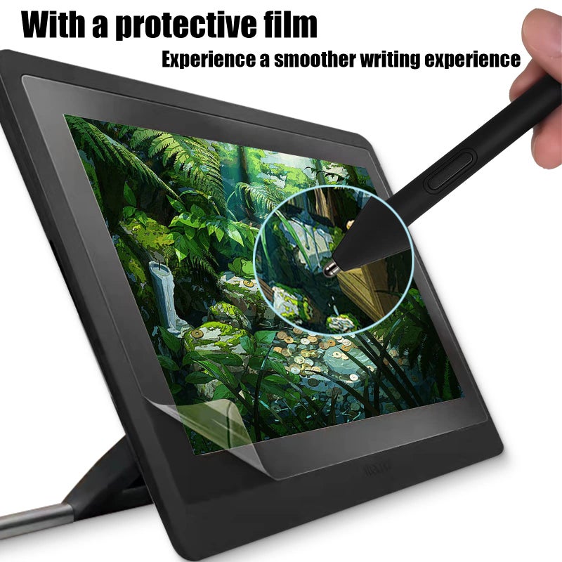 REEYEAR رؤوس أقلام رفيعة من سبائك التيتانيوم غير المستهلكة متوافقة مع قلم Wacom One الإبداعي، بدائل لرؤوس التعبئة الصلبة تناسب WACOM ONE DTC133W0A / Galaxy Tab S8 S7، 2 قطع - Image 4