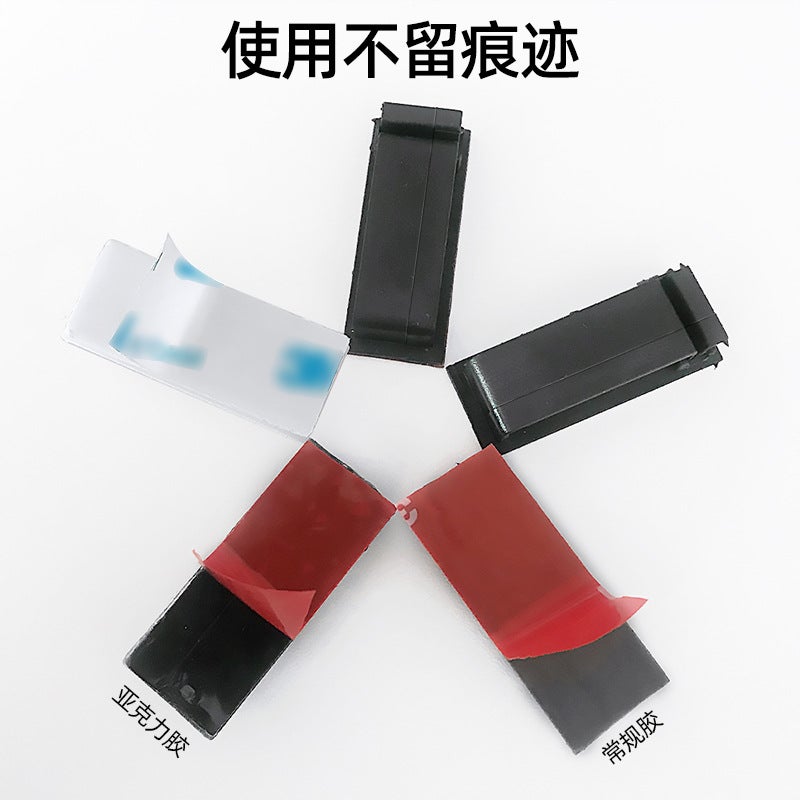 Self-Adhesive Cable Fixing Seat Cable Desktop Cable Card Simple Wiring Buckle Cable Finishing Winder - Image 4