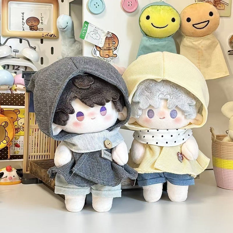 Doll Cape and Coat Set for 10/15/20cm Cotton Dolls, Cute Plush Doll Accessories - Image 2