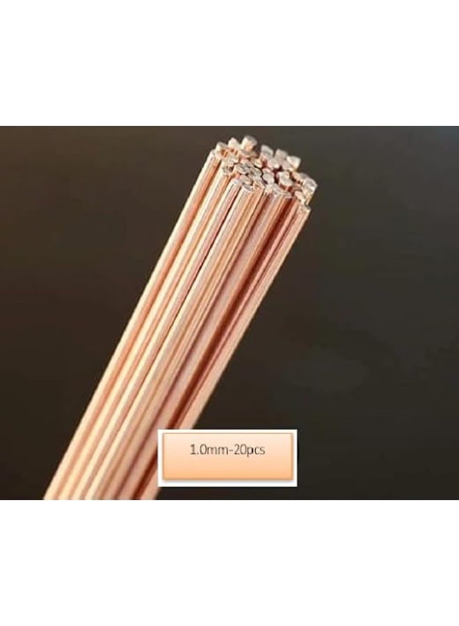 Electrical Copper Wire Rod 1.0mm – 99.9% Pure Copper (Length: 500mm, 20PCS per Pack) - Image 2