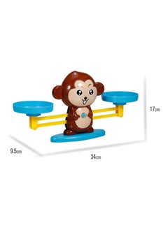 Generic Math Game Monkey Balance Counting Toys For Boys & Girls 26.5 x 7.5 26.5cm  - Image 3