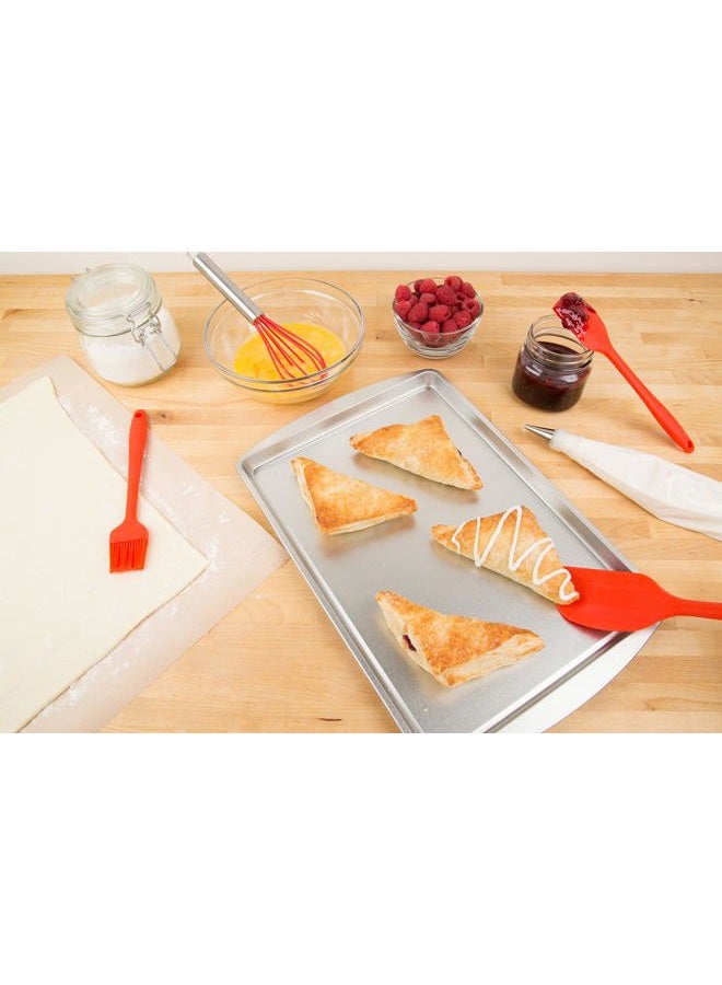 Good Cooking Silicone Kitchen Utensils w Bamboo Holder- 10 Pc Gourmet Tools Set- Spatula, Spoon, Slotted Spoon, Tongs, Basting Brush, Ladle and More - Image 5