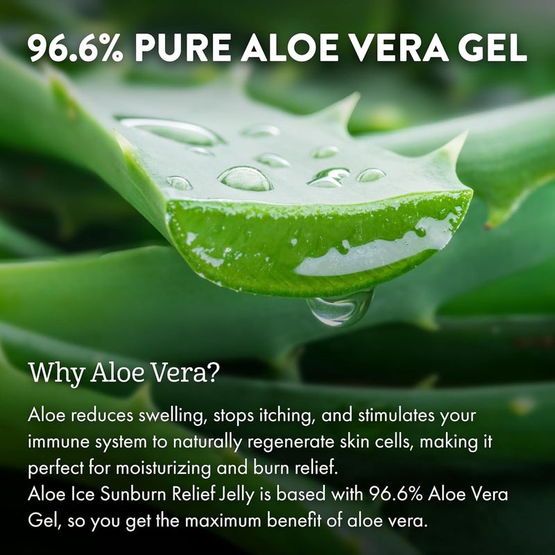 ALOE UP Aloe Ice Sunburn Relief Jelly 4oz - Image 3