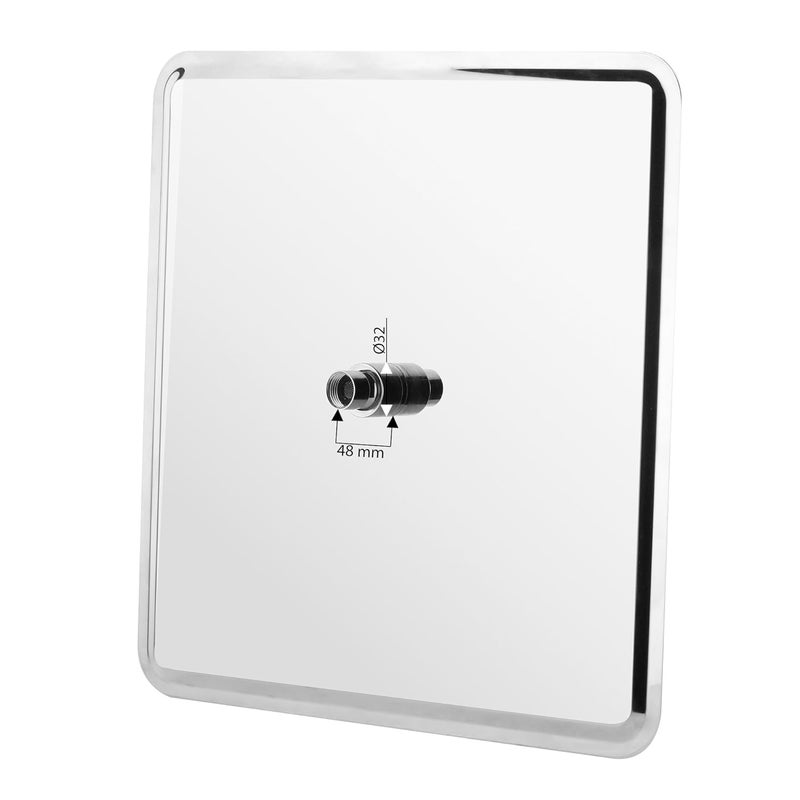 hindware دش مطري رقيق مربع 400 مم من هندوير بالكروم - Image 5