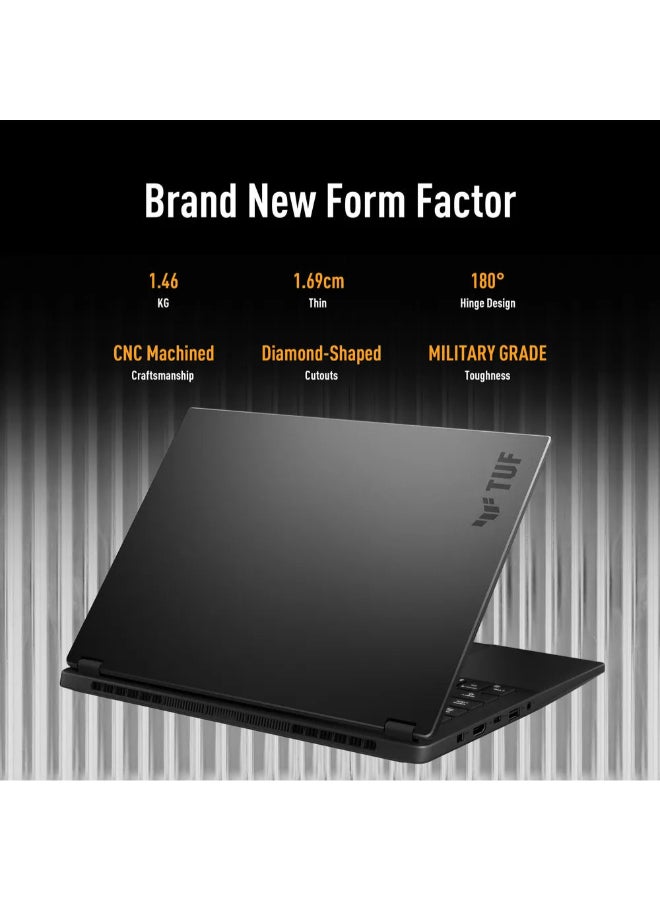 ASUS TUF Gaming A14 Gaming Laptop, AMD Ryzen AI 7 350 Processor, 16GB RAM, 1TB SSD, 8GB NVIDIA RTX 5060, 14" 2.5K WQXGA 165Hz Display, Windows 11 Home, Backlit English & Arabic Keyboard, Jaeger Grey, 1 Year Warranty | FA401KM-G161W Jaeger Grey - Image 3