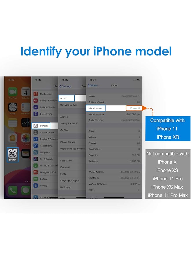Jetech Screen Protector For Iphone 11 And Iphone Xr 6.1 Inch Tempered Glass Film 2 Pack - Image 2