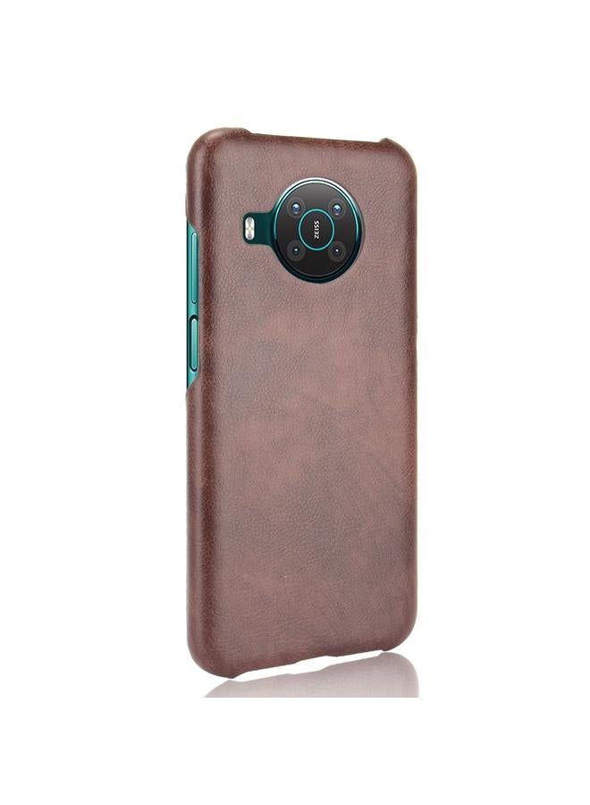 اس-توب جراب لهاتف Nokia X10 / X20 مقاوم للصدمات مصنوع من مادة الليتشي PC + PU - Image 2