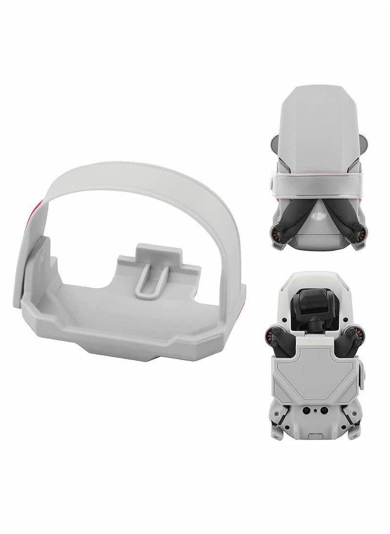 Excefore for DJI Mavic mini, Mini 2, Mini SE Propeller Holder, Silicone Propellers Guard Strap Protector Stabilizer and Propellers Fixator, Props Blades Guard, Drone Accessories (Grey)  - Image 1