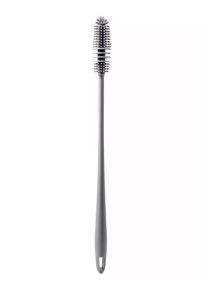 KRUPAVI Bottle Brush, 28 x 3.3 cm Silicone Long Cleaning Brush, Soft Baby Bottle Brush, Multifunctional Silicone Cleaning Brush, for Glass Bottles, Vases, Water Bottles Brushes (1 Pcs) - Image 1