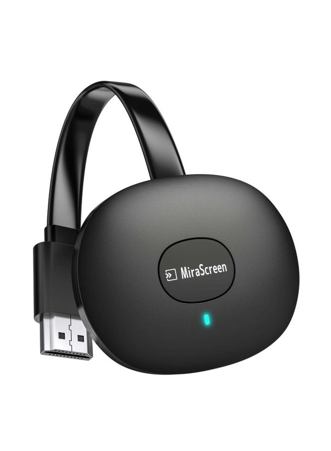 MiraScreen G18 Wireless HD Home TV Screen Projector, 2.4G+5G 4K (Black) - Image 1