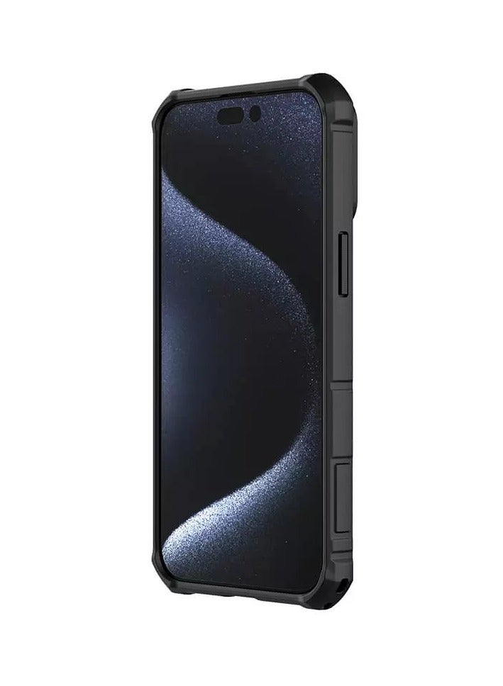 Nillkin CamShield Armor case for Apple iPhone 15 Pro 6.1 (2023) (with LOGO cutout)-Dark Green - Image 5