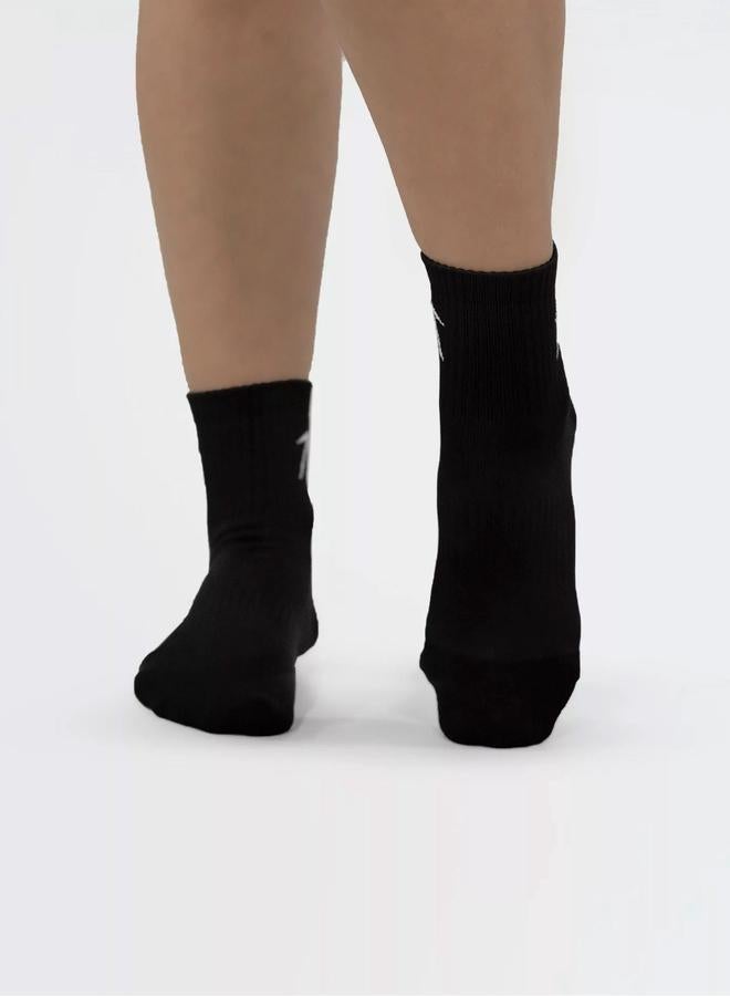 Wizard Pack of 3 - Black Short Crew Dry Touch Socks - Image 5