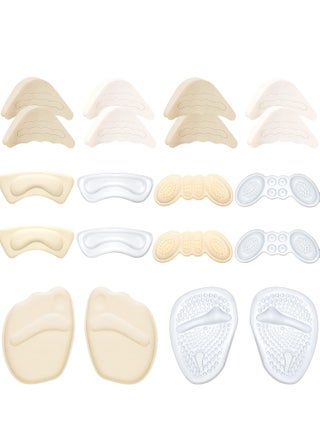 10 Pairs Shoe Filler High Heel Cushion Pads Adjustable Toe Filler Inserts Front Insoles Heel Grips Liner Insert for Preventing Too Big Shoe from Heel Slipping Blisters Relieve Pain (Plain Style) - pzsku/Z7D7473AD3BBA307C04B8Z/45/_/1681975407/1d59d982-8539-40e9-aba3-b49335a1628c