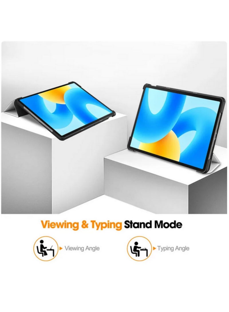 غطاء PU جلدي قابل للطي لجهاز Huawei MatePad 11.5 بوصة موديل 2023 (BTK-W00) - غطاء واقي أنيق، خفيف الوزن، مقاوم للصدمات مع ميزة النوم/الاستيقاظ التلقائي، حامل قابل للتعديل، وإغلاق مغناطيسي. - Image 5