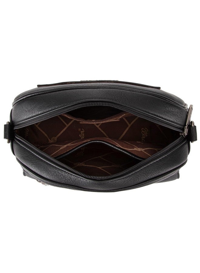 Wrangler Crossbody Purses For Women Trendy Camera Snapshot Bag Shoulder Bag With Wide Strap Wg748194Bk - Image 5