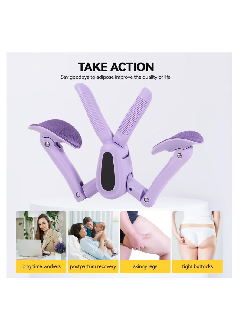 Excefore Pelvic Floor Strengthener for Women, Adjustable Thigh Muscle Trainer, Pelvic Floor Muscle Trainer, Foldable Thigh Toner Booty Trainer, for Thigh, Hip, Arm, Leg, Chest, Back Training - Image 5