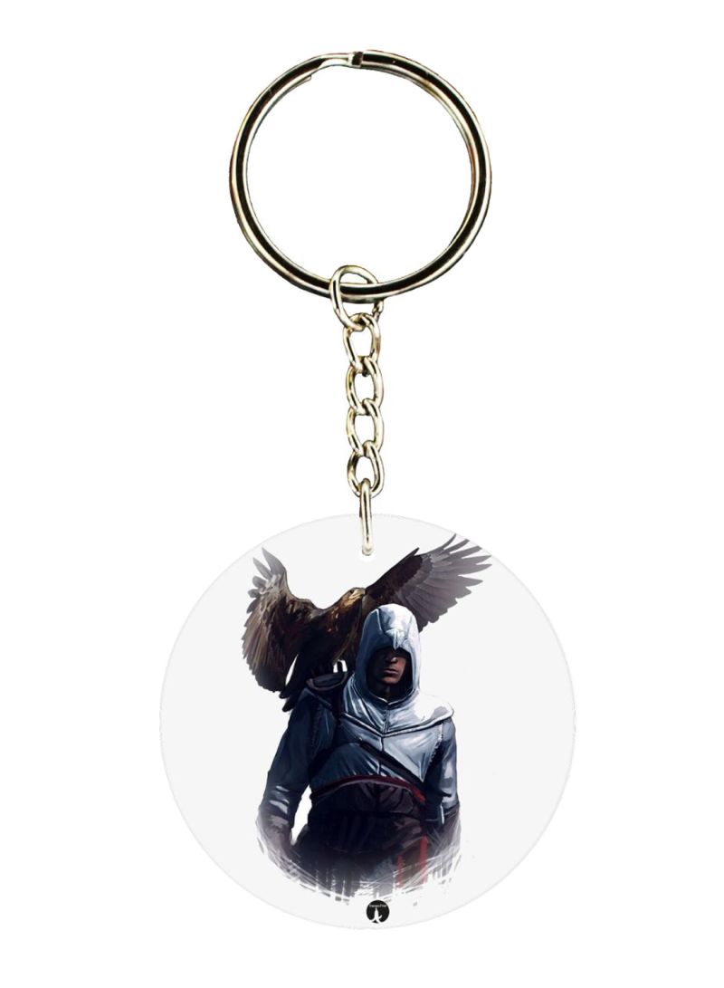 Double Sided Assassin's Creed Printed Keychain