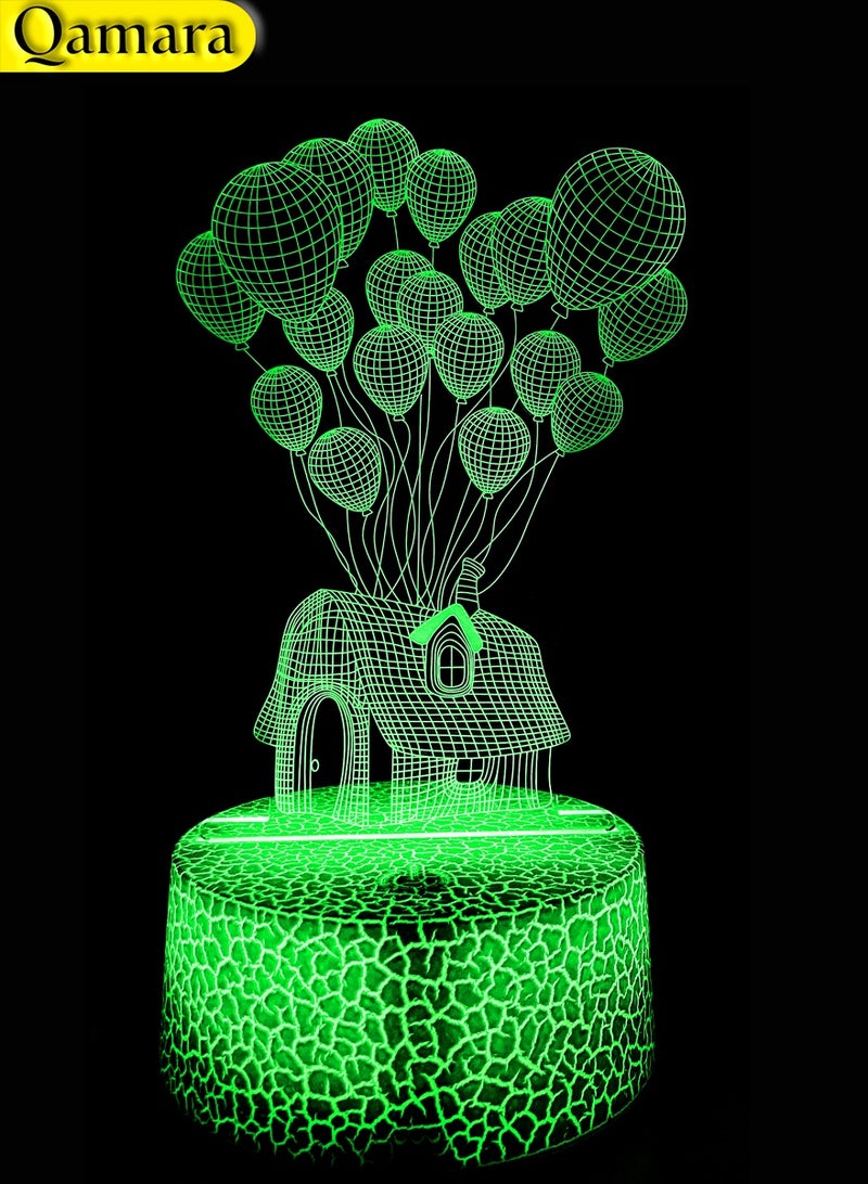 QAMARA 3D table lamp, balloon appearance design, bring visual impact in the dark night, put it in the room as a night light and ambient light.  - Image 3
