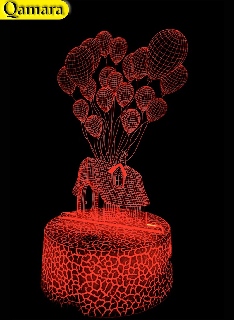 QAMARA 3D table lamp, balloon appearance design, bring visual impact in the dark night, put it in the room as a night light and ambient light.  - Image 4