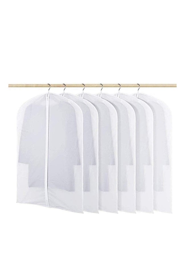 Generic Clear Garment Bag dress Bags for Storage Set of 6 Foldable Dance Costumes Suits Gowns Coats 60cm x 80cm  - Image 1