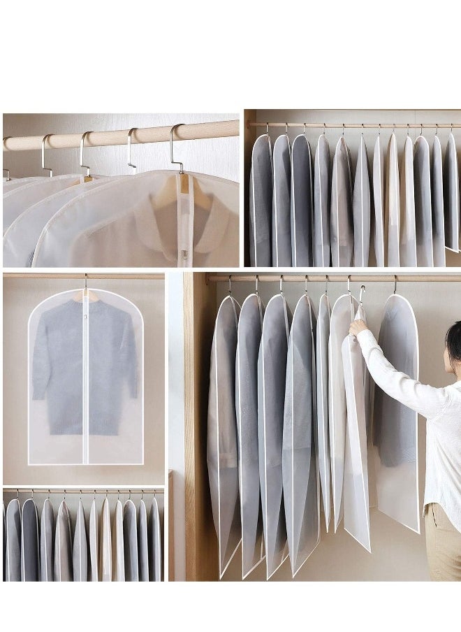 Generic Clear Garment Bag dress Bags for Storage Set of 6 Foldable Dance Costumes Suits Gowns Coats 60cm x 80cm  - Image 4