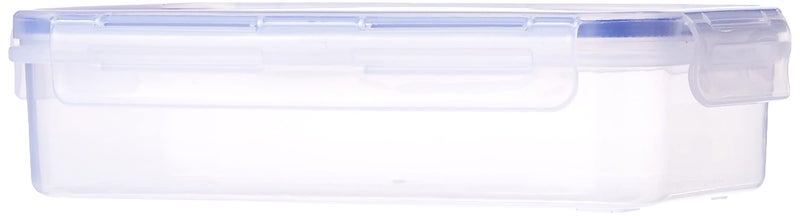 Aristo Lock & Fresh 220 Plastic Storage Container For Storing grains, pulses, rice, wheat etc - 900 ML, Transparent Clear, medium (LOCK&FRESH220) (22.5 x 13.5 x 6.5cm) - Image 4