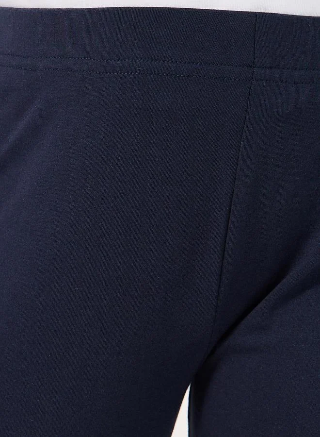 Styli Styli Solid Elastic Waistband Leggings