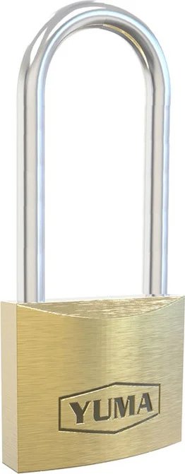 Yuma (Made in Turkey) Solid Brass Long Hook Padlock 40 Mm