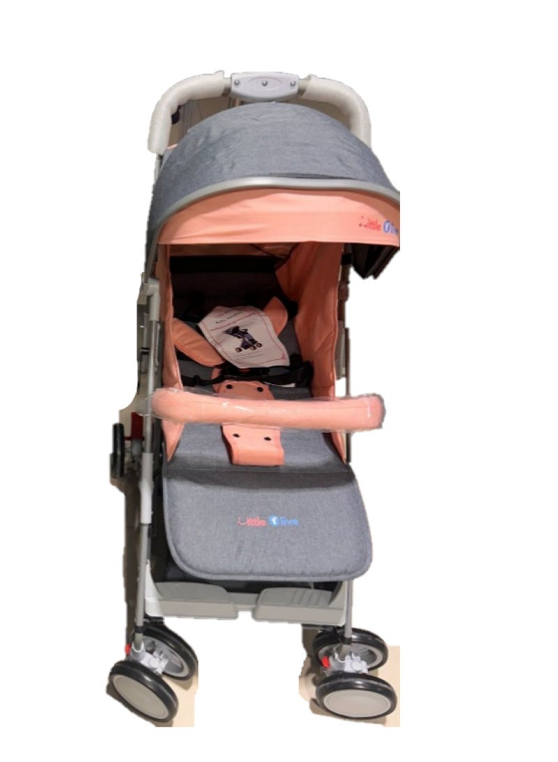 Little Olive  Stroller for Kids - Lightweight, Easy to Handle, Suitable for Toddlers and Young Children-Gray - Image 1