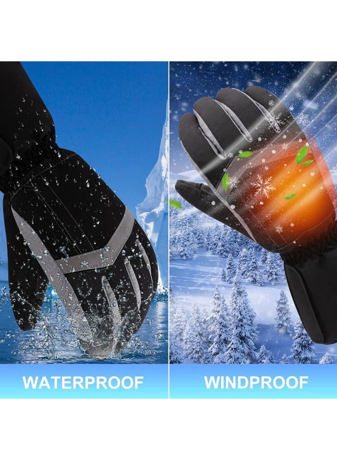SVPRO Battery Operated Heating Gloves for Men and Women, Waterproof Electric Hand Warms Gloves, Battery Heated Glove Liners for Indoor Outdoor Hiking Cycling Skiing, Winter Warm Gloves for Hunting - Image 3