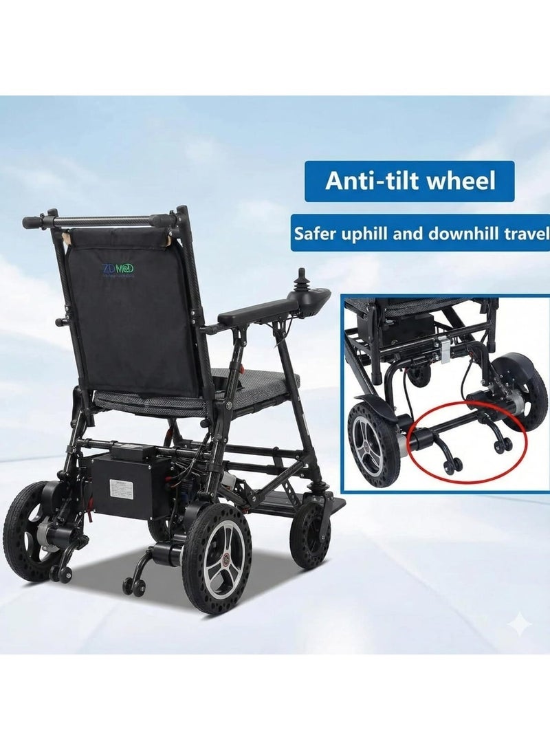 ZidMed Electric wheelchair for outdoor use - automatic folding - Image 5
