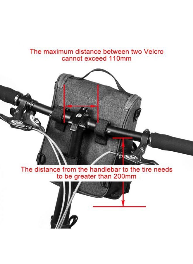 NIBEMINENT Multifunctional Bicycle Handlebar Mounting Bag 5Liters  - Image 3